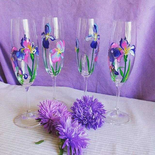Продам бокалы. Подарите себе лето в бокалах ;)