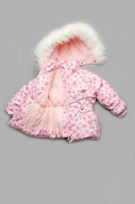 Зимний детский костюм-комбинезон "Bubble pink"