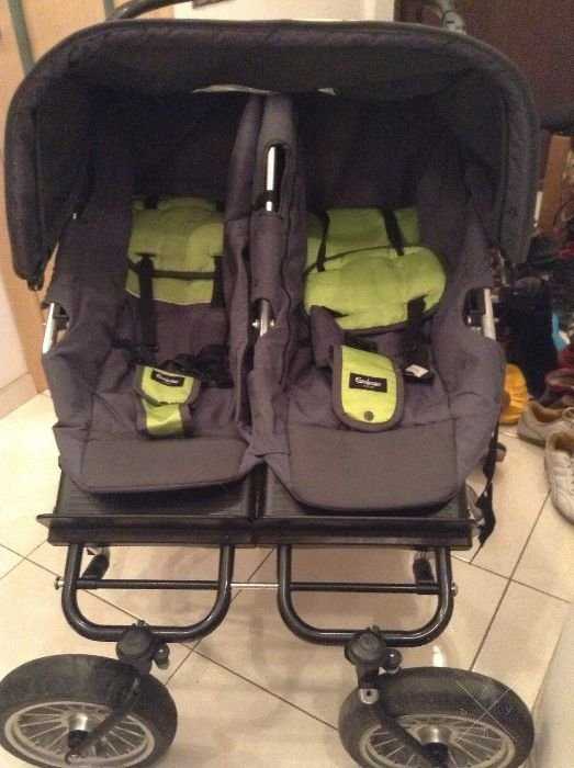 Коляска для двойни б/у Emmaljunga Twin Cangaroo 2 в 1