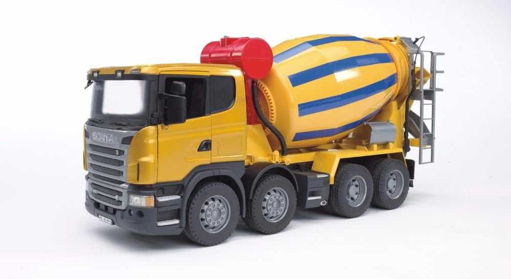 Игрушка BRUDER Бетоновоз SCANIA R-series жёлтый (03554)