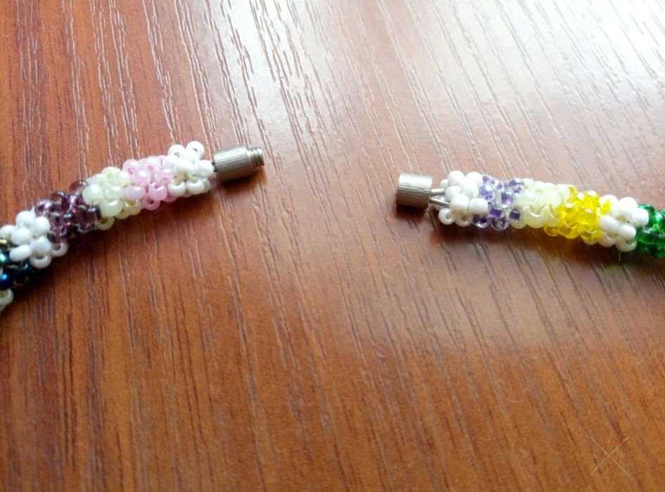 Жгут из бисера, бижутерия, хенд мейд