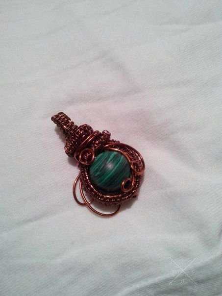 Бижутерия ручной работы из меди wire wrap "LaLunaBlanca"