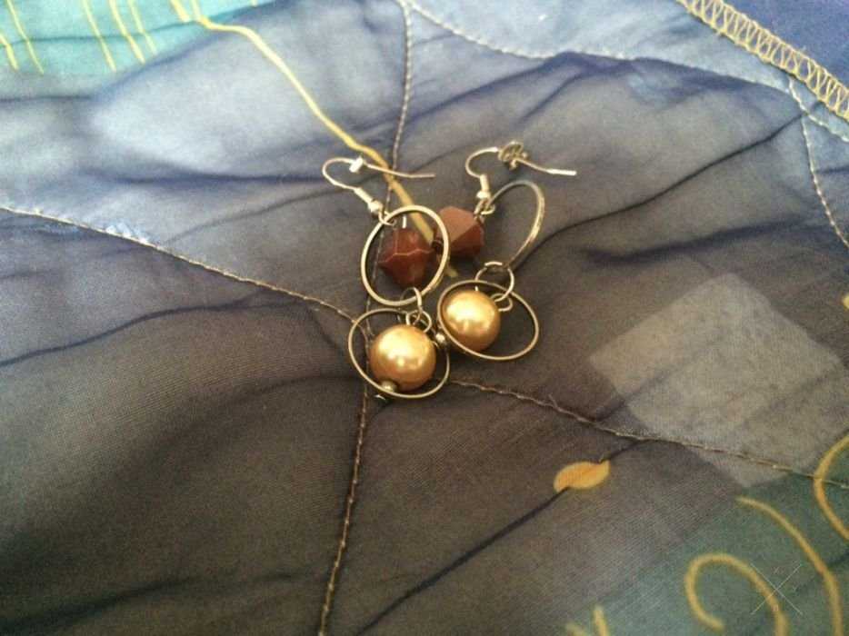 серьги бижутерия очень легкие
