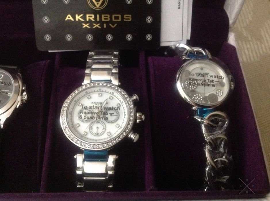 Набор женских Часов AKRIBOSS XXIV Оригинал!!!