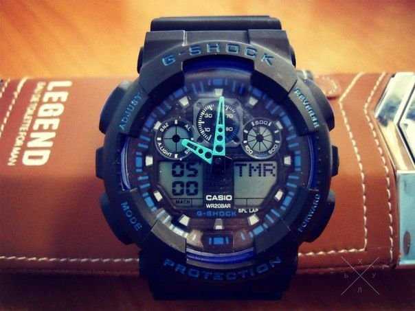 Мужские спортивные часы Casio G-Shock GA-100. Лучшая цена