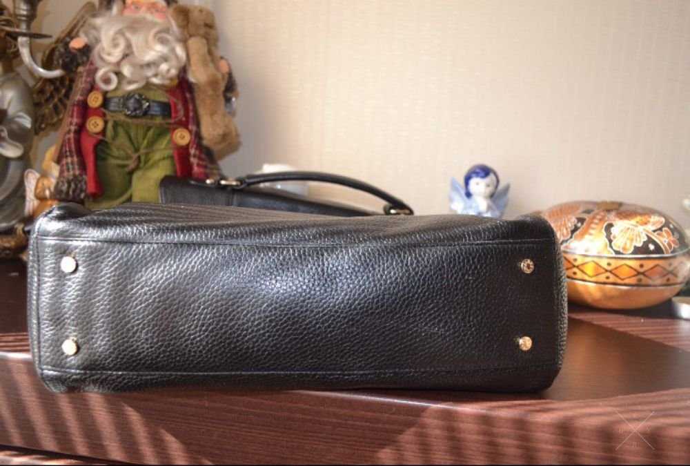 сумка Ferre Milano оригинал Италия кожа черный