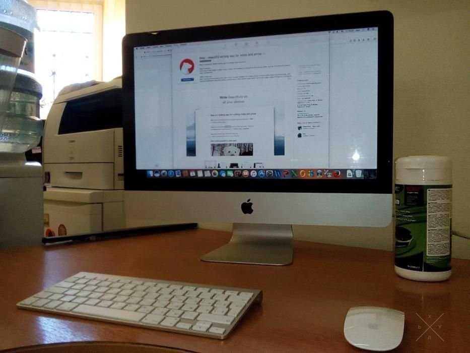 Моноблок iMac A1311(MC508RS/A), экран 21,5", i3 3.06MHz, 4Gb, 500Gb