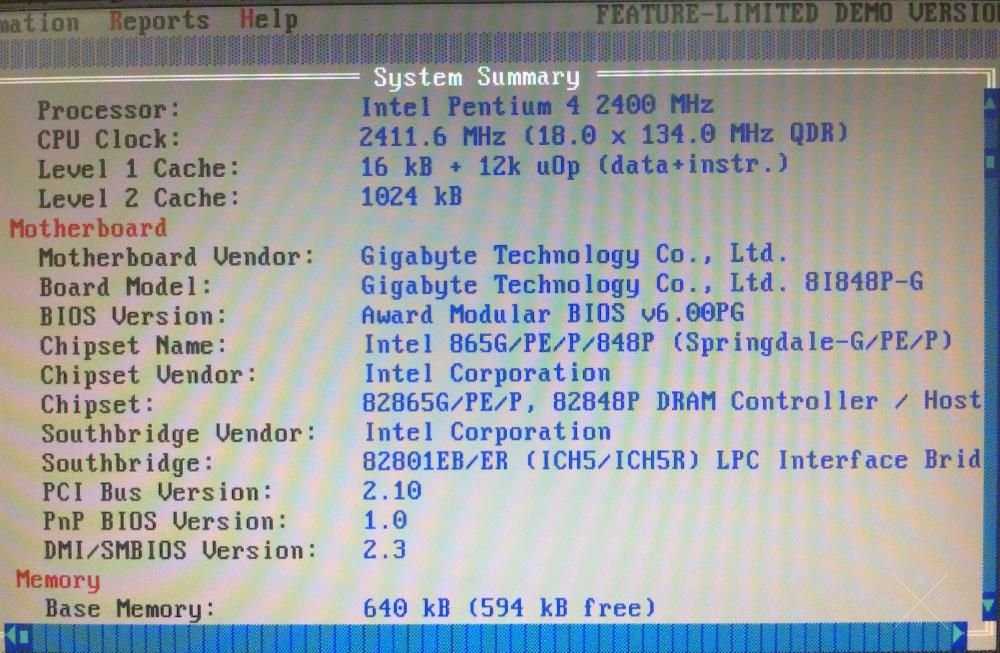 Компьютер Intel Pentium 2,4 Ггц
