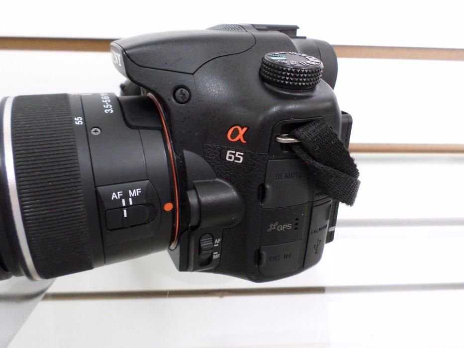 Sony Alpha A65 A65V камера с объективом 18-55 фотоаппарат зеркальный