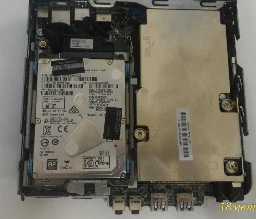 МИНИ ПК! Intel Core i5-4590T + 8GB DDR3 So-Dimm + HDD 500GB 2.5"