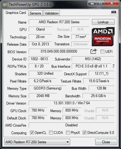 Продам Dell OptiPlex 960 с видео MSI R7 240 2gb ddr3,128 bit