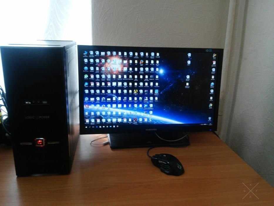 Игровой компьютер intel i3 2120 4 потока 3.3Ггц 1155 socket 4gb ddr3