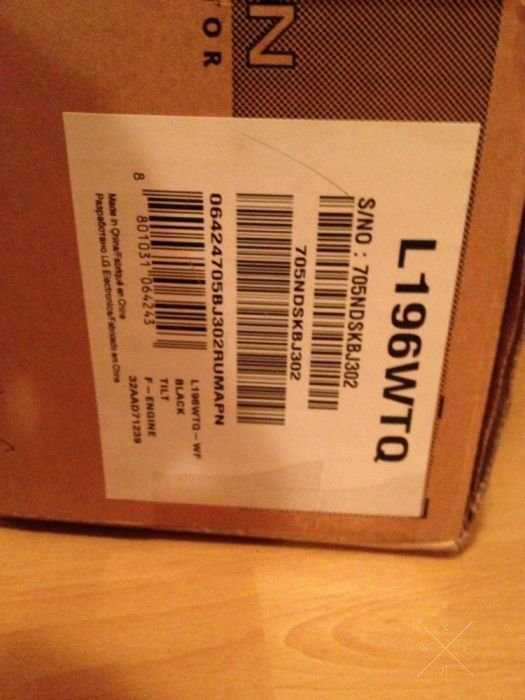Срочно! Практически новый Монитор Lg Flatron L196wtq 19*