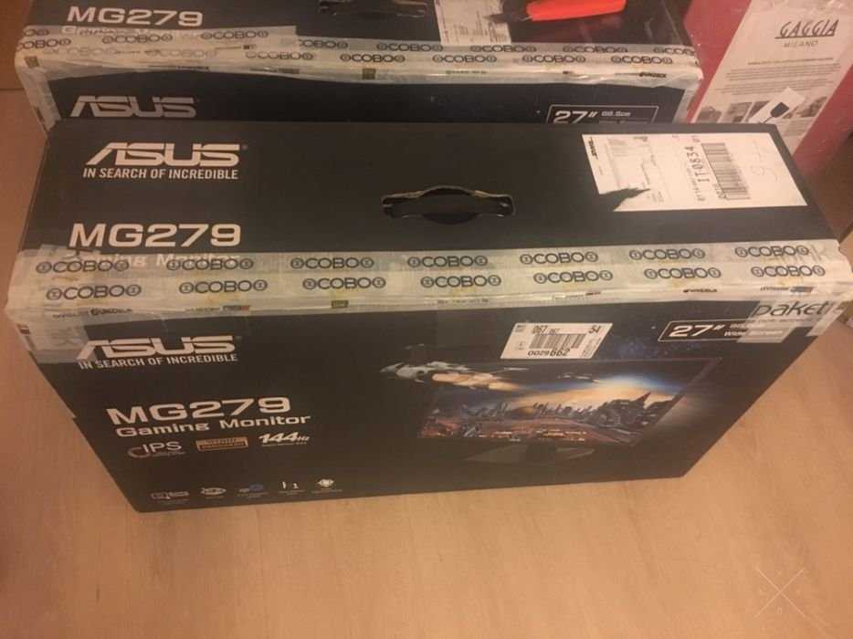 Продам новый игровой монитор ASUS MG279Q Gaming (90LM0100-B01170) Blac