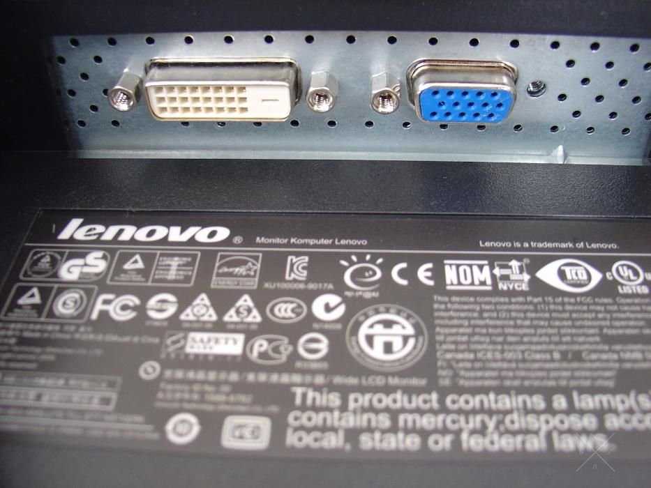 Монитор мониторы 19" 16х9 Lenovo ThinkVision L1951pwD широкий