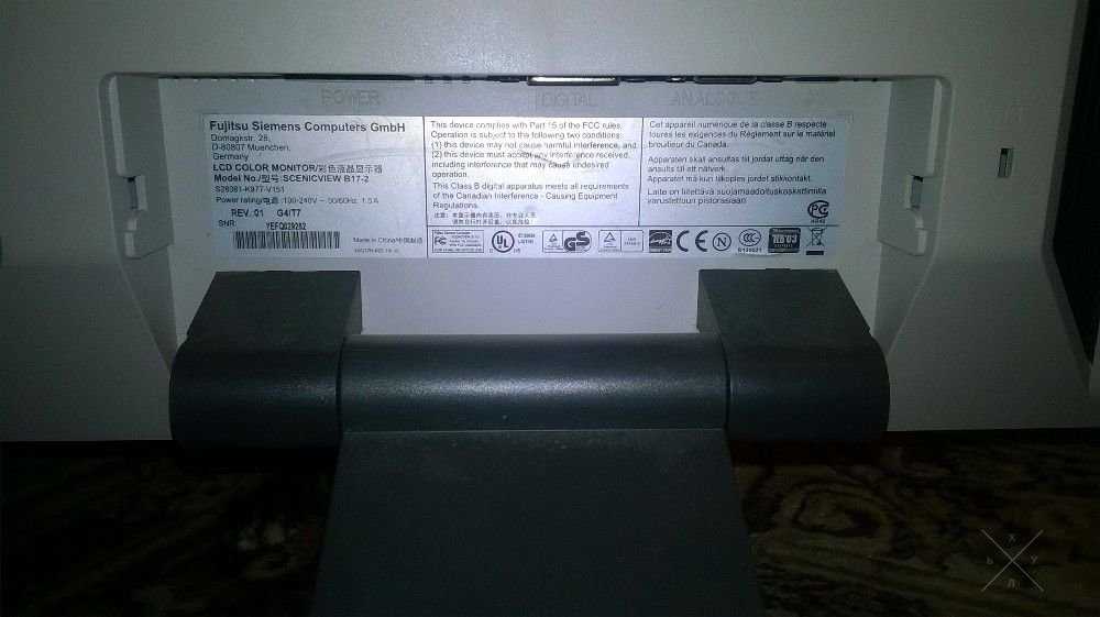 Монитор siemens fujitsu computers