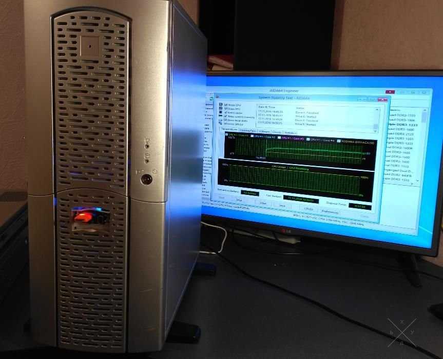 Сервер рабочая станция для рендеринга HP DL 180 G6 12 ядер 24 потока
