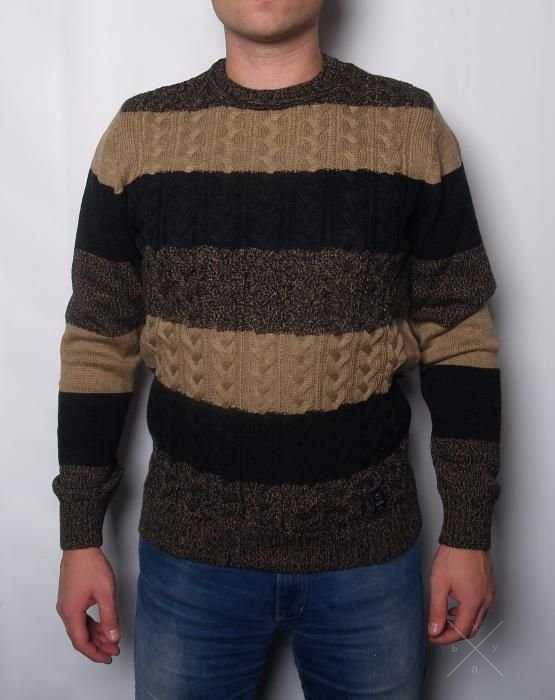 Свитер зимний 3 полосы NXL, 4 цвета, Турция