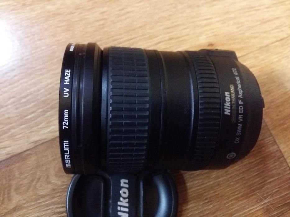 Объектив NIKON Nikkor 18-200mm+светофильтр Marumi 72mm+бленда