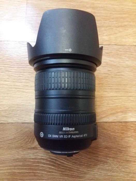 Объектив NIKON Nikkor 18-200mm+светофильтр Marumi 72mm+бленда