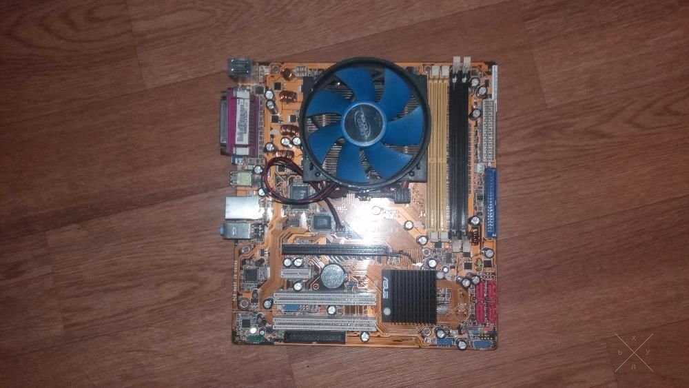 Материнка M2N-MX + проц Athlon X2 3800+ и оперативка HyperX DDR2 4Gb