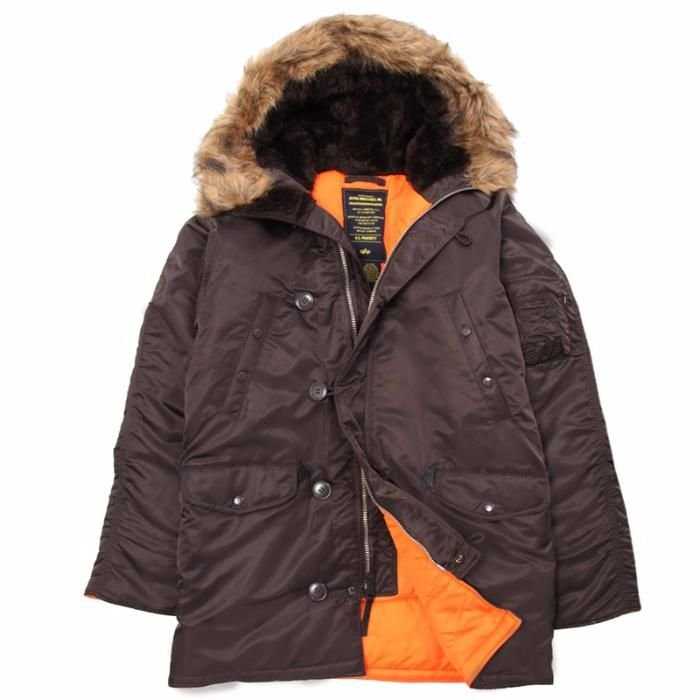 Куртка мужская Slim fit N-3b Alpha industries Аляска Оригинал!!!