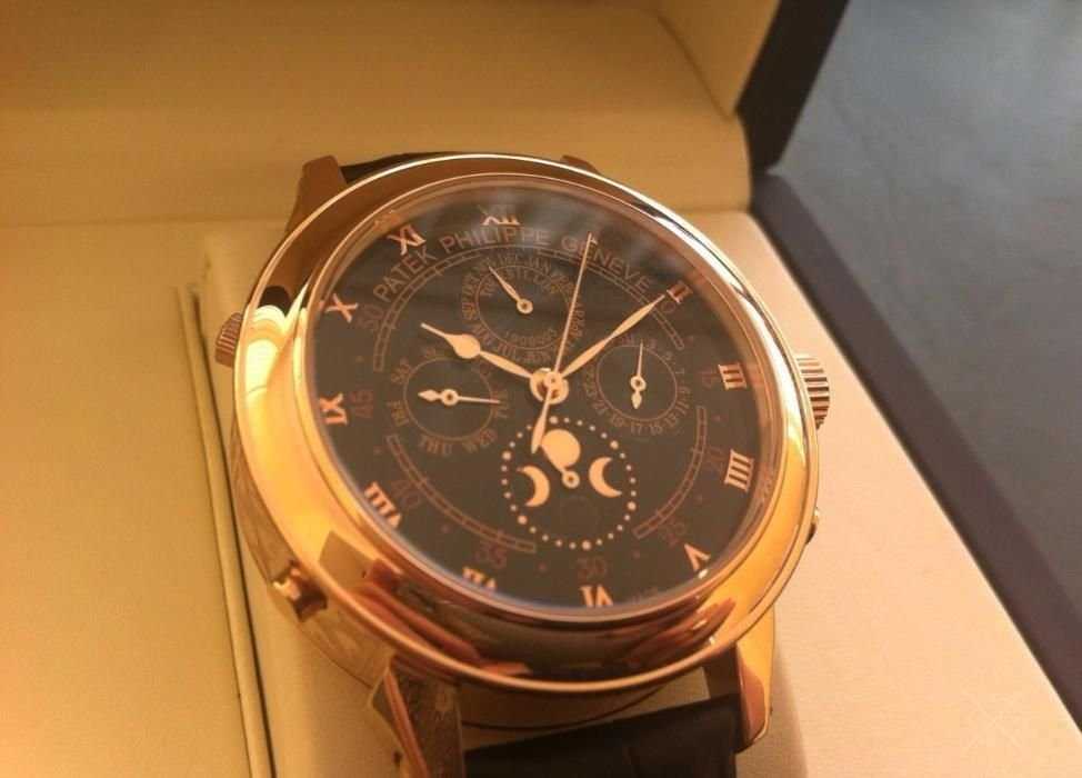 Часы мужские Patek Philippe Sky MOON TOURBILLON Со Скидкой 70%!