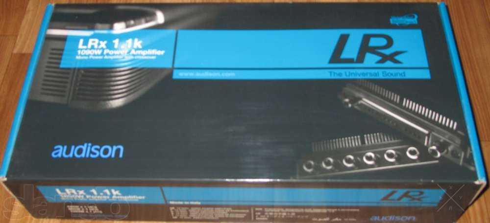 Автомобильный усилитель Audison LRx 1.1k mono