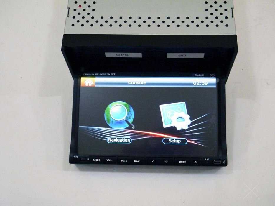 Автомагнитола 2din Pioneer PI-803 GPS 7” экран GPS-Mp3-Dvd-Tv/Fm-тюнер