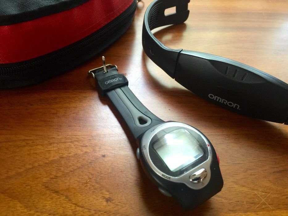 Спортивные часы Omron HR-100C + Heart Rate Monitor