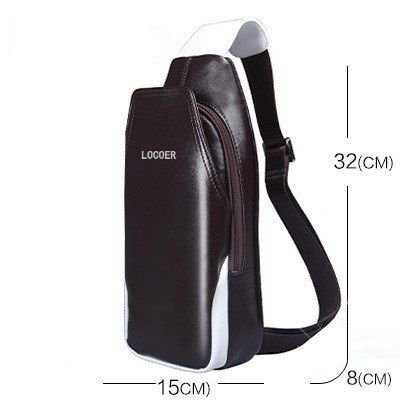 Сумка рюкзак Locoer dark brown код004