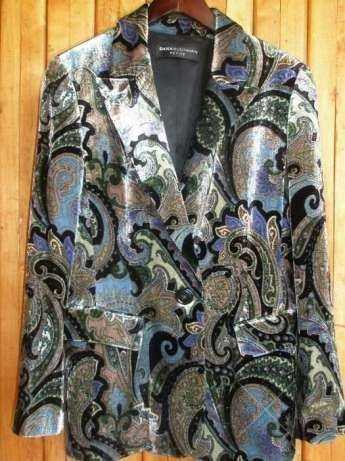 Dana Buchman пиджак бархат (82% viscosa/ 18% silk) S(M)