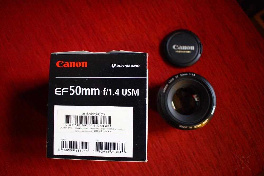 Объектив Canon EOS EF 50 mm 1.4 обмен на Apple или хороший зум