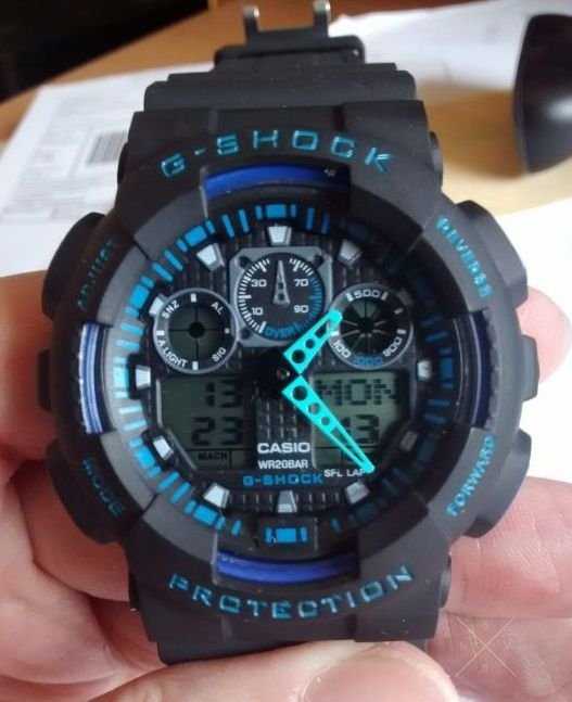 Мужские спортивные часы Casio G-Shock GA-100. Лучшее качество!