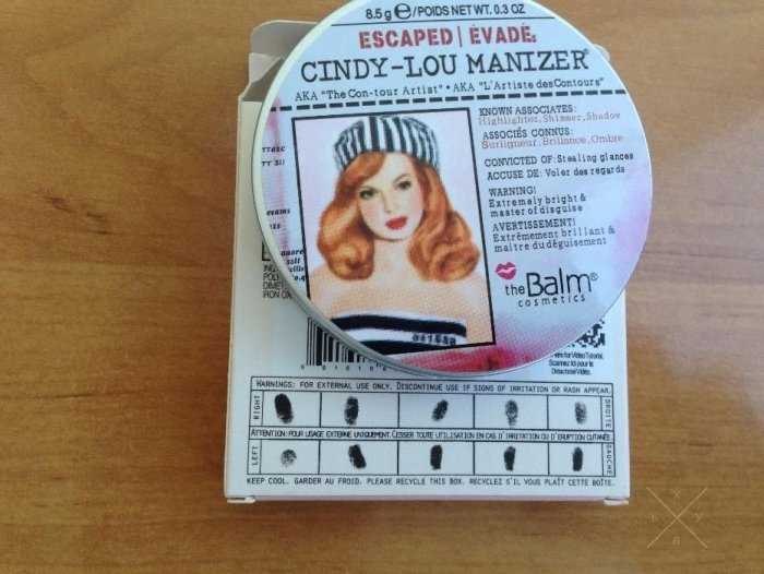 Хайлайтер-румяна theBalm Cindy - Lou Manizer