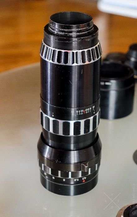 Vega-12Б 2,8/90 mm, ТАИР 4,5/300, - на Canon EOS