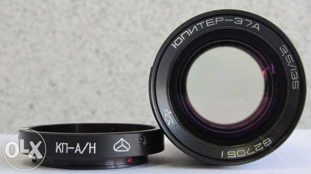 ОБЪЕКТИВ Юпитер-37А 3.5/135+КП-А/Н на Nikon,М.42.Полный комплект.НОВЫЙ