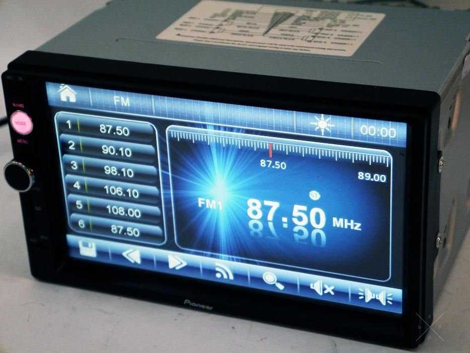 2Din Pioneer 8702 7'Экран Магнитола USB+Bluetoth
