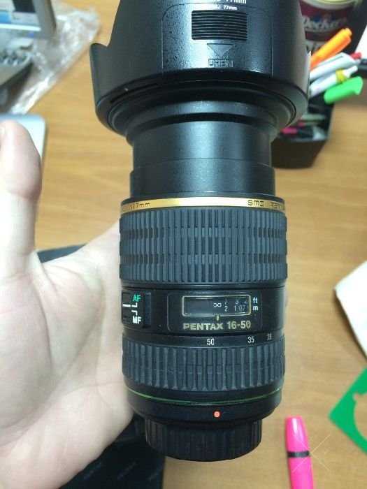 Продам объектив PENTAX DA 16-50mm f/2.8