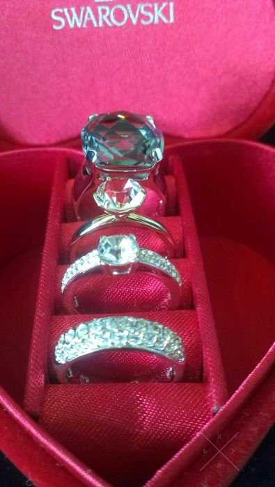 Элитная бижутерия - кольцо SWAROVSKI (сваровски)