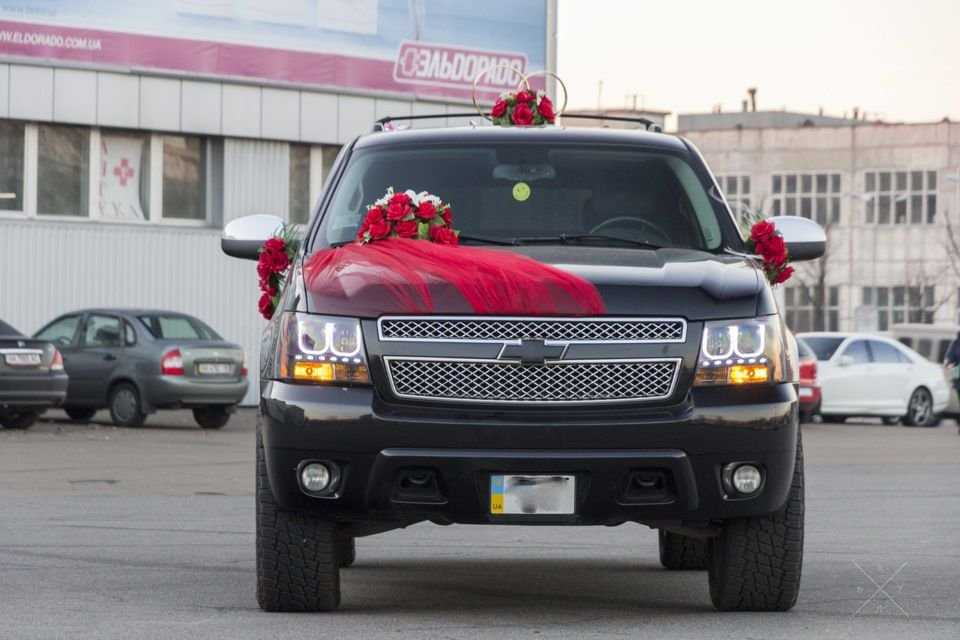 Комплект украшений на свадебную машину