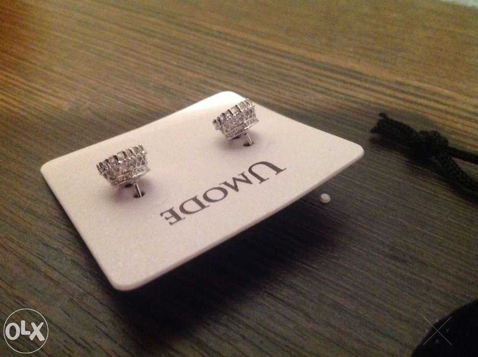 Серьги гвоздики. Кристал Бижутерия