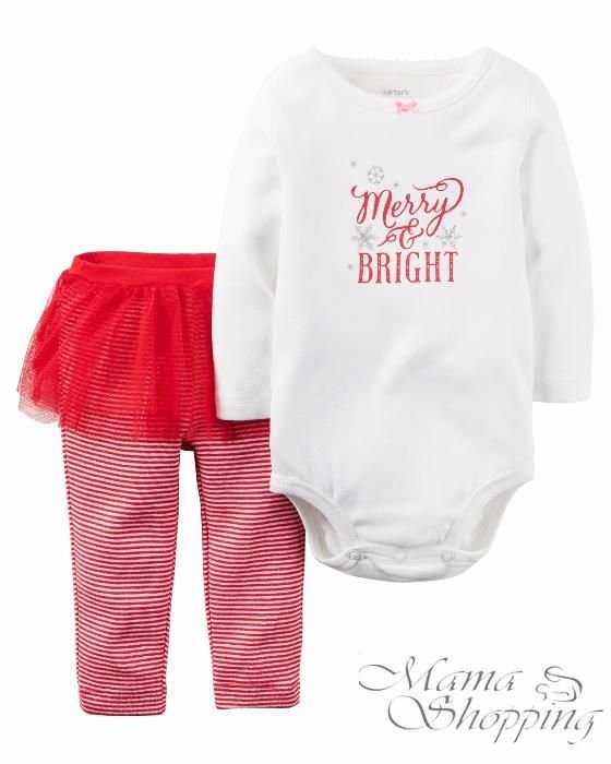 Новогодние наряды Carters и другие ТМ Первый новый год
