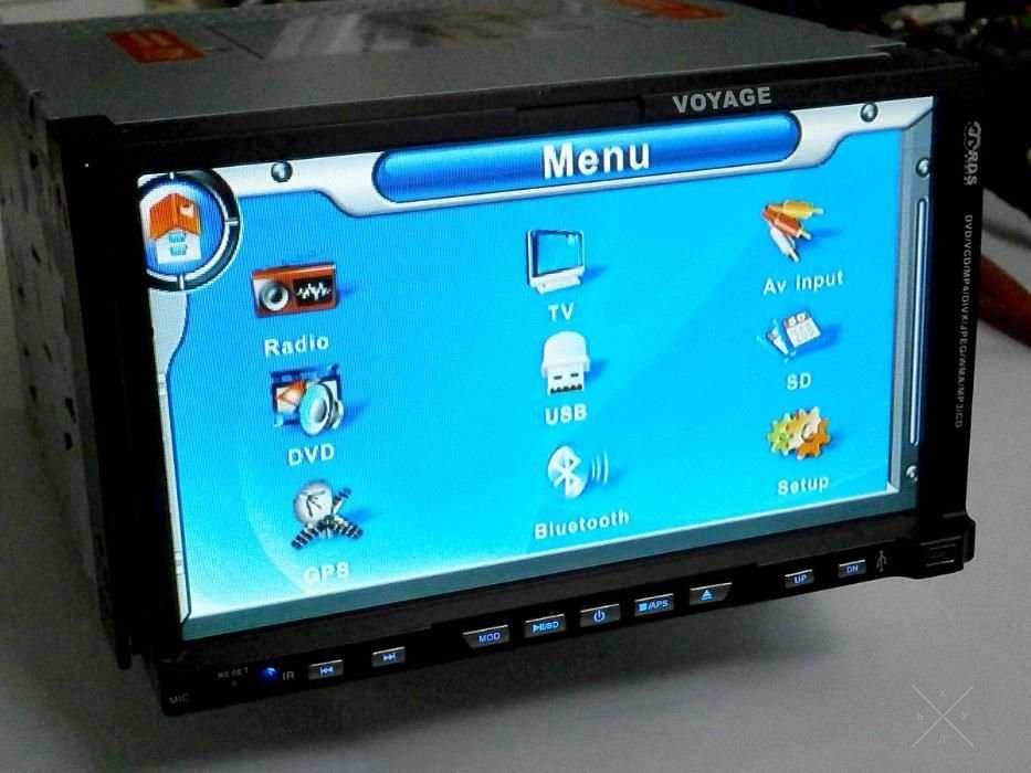 НОВАЯ! 2 DIN (дин) Автомагнитола GPS+Телевизор. Магнитола в коробке.