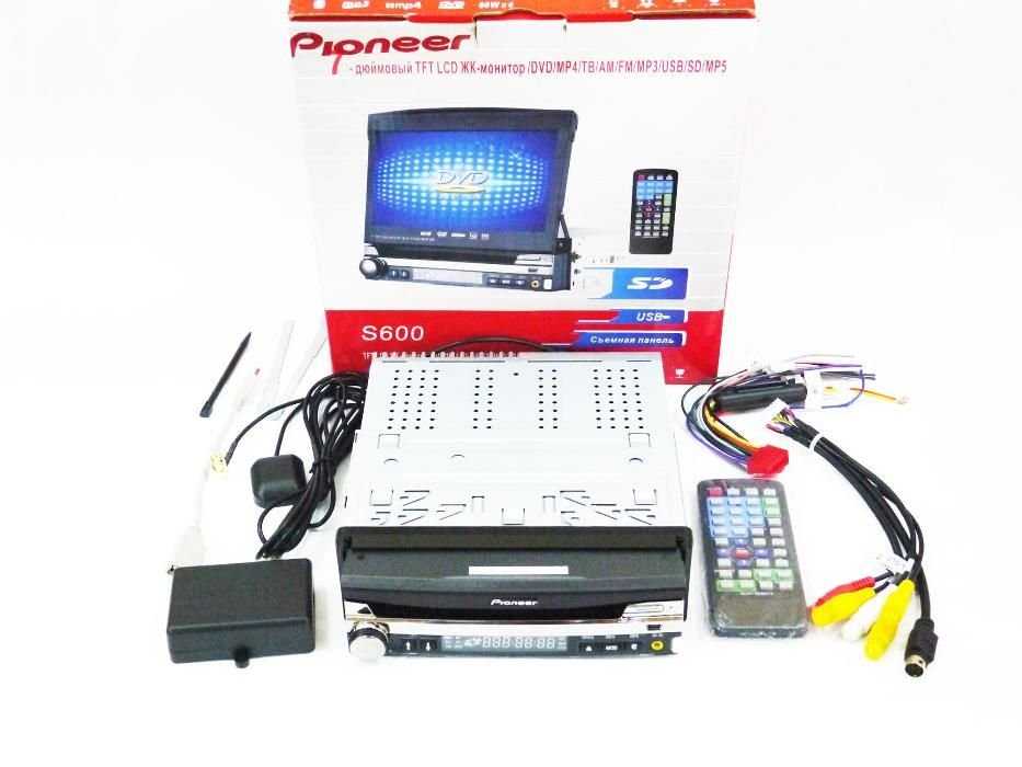 Автомагнитола Pioneer S600 GPS + TV + DVD + USB + TV + Bluetooth