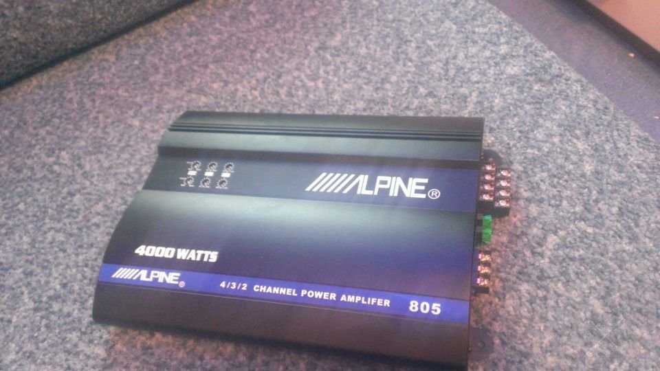 Усилитель alpine mrv-805