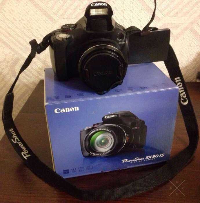 Фотоаппарат canon power shot sx 30 is