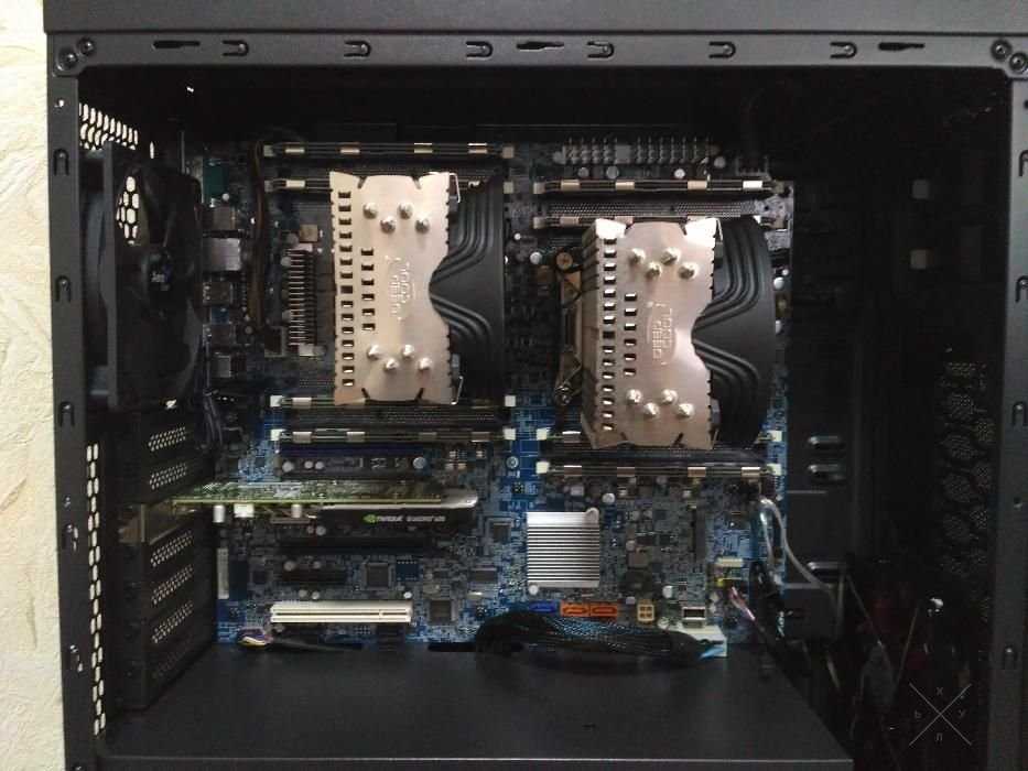 Мощная двухпроцессорная рабочая станция на E5-2670/E5-2680 + 32GB ОЗ