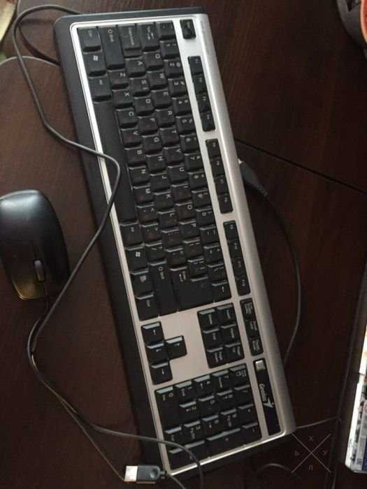 Клавиатура+мышка(Genius+Logitech)