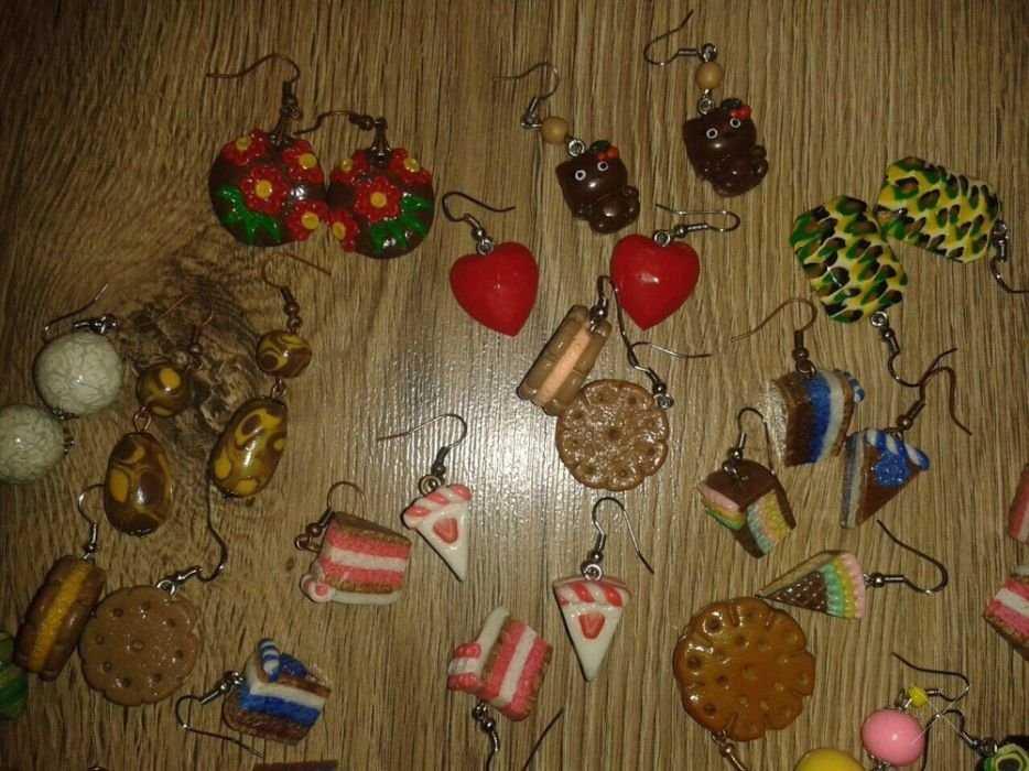 Серьги ручная работа бижутерия